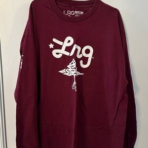 LRG Burgundy Long Sleeve Shirt